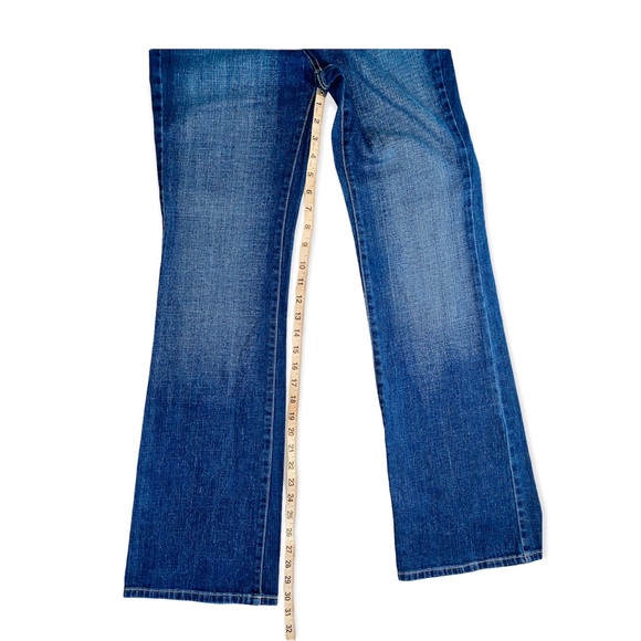 Justice Girls’ Darkwash Flare Leg Jeans 16 - Picture 5 of 9